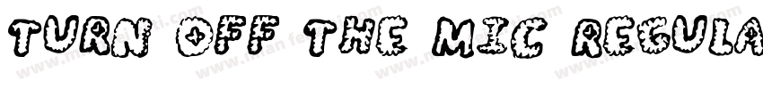 Turn Off The Mic Regula字体转换